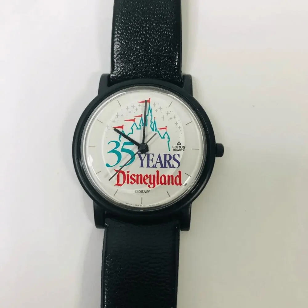 disneyland watch 35 year anniversary walt disney lover vintage novelty black acc